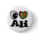 I Heart (Love) Ali buttons