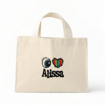 I Heart (Love) Alissa Canvas Bag