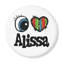 I Heart (Love) Alissa Magnets