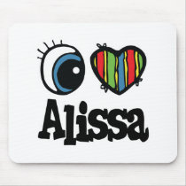 I Heart (Love) Alissa Mouse Pad