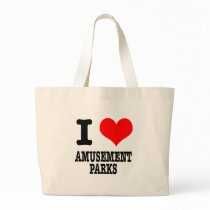 I HEART (LOVE) AMUSEMENT PARKS bags