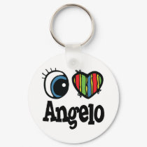 I Heart (Love) Angelo keychains