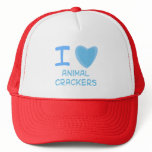 I Heart (Love) animal crackers Hats