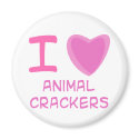 I Heart (Love) animal crackers magnets by classicihearts I Heart (Love) animal crackers magnets