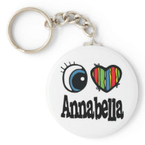 I Heart (Love) Annabella Key Chains