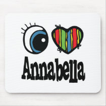 I Heart (Love) Annabella Mouse Mats