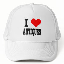 I HEART (LOVE) antiques hats