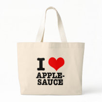 I HEART (LOVE) APPLESAUCE BAG