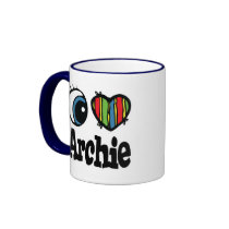 I Heart (Love) Archie Coffee Mugs