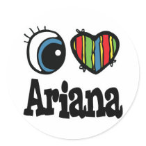 I Heart (Love) Ariana stickers