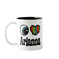 I Heart (Love) Arianna Mug