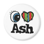 I Heart (Love) Ash magnets