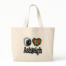 I Heart (Love) Ashleigh Canvas Bags