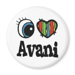I Heart (Love) Avani magnets