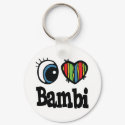 I Heart (Love) Bambi keychains by eyeheartnames I Heart (Love) Bambi keychains