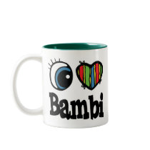 I Heart (Love) Bambi Mug