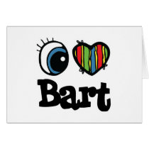 I Heart (Love) Bart Cards