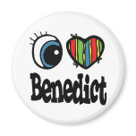 I Heart (Love) Benedict Fridge Magnets