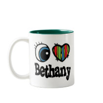 I Heart (Love) Bethany Coffee Mug