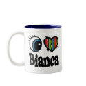I Heart (Love) Bianca mugs by eyeheartnames I Heart (Love) Bianca mugs