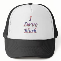 I Heart (Love) Blush Mesh Hats
