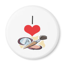I Heart (Love) Blush magnets