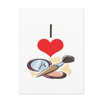 I Heart (Love) Blush Postcard