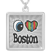 I Heart (Love) Boston Custom Necklace