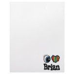 I Heart (Love) Brian Customized Letterhead