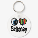 I Heart (Love) Brittney keychains by eyeheartnames I Heart (Love) Brittney keychains