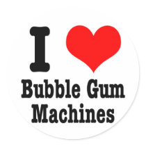 I HEART (LOVE) bubble gum machines stickers by classicihearts I HEART (LOVE) bubble gum machines stickers