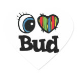 I Heart (Love) Bud Sticker