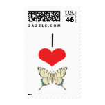 I Heart (Love) Butterflies Postage