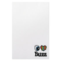 I Heart (Love) Buzz Stationery Design