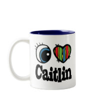 I Heart (Love) Caitlin mugs by eyeheartnames I Heart (Love) Caitlin mugs