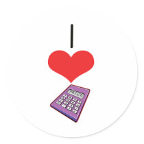 I Heart (Love) Calculators stickers by whatulove I Heart (Love) Calculators stickers
