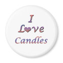 I Heart (Love) Candles magnets by whatulove I Heart (Love) Candles magnets