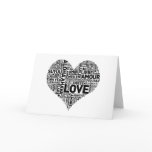 I HEART LOVE GREETING CARD