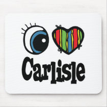 I Heart (Love) Carlisle Mouse Mat