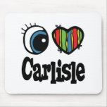 I Heart (Love) Carlisle Mouse Mat