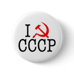 I Heart (LOVE) CCCP Pins