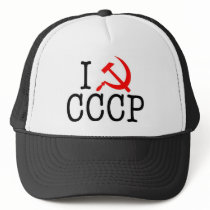 I Heart (LOVE) CCCP hats