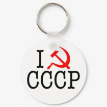 I Heart (LOVE) CCCP keychains