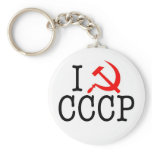 I Heart (LOVE) CCCP Key Chain