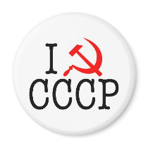 I Heart (LOVE) CCCP magnets