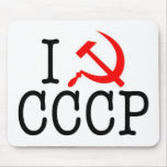 I Heart (LOVE) CCCP Mouse Mat
