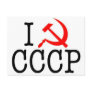 I Heart (LOVE) CCCP Post Card