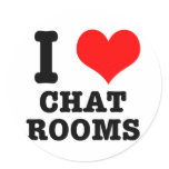 I HEART (LOVE) chat rooms stickers