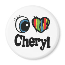 I Heart (Love) Cheryl magnets