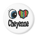 I Heart (Love) Cheyenne magnets